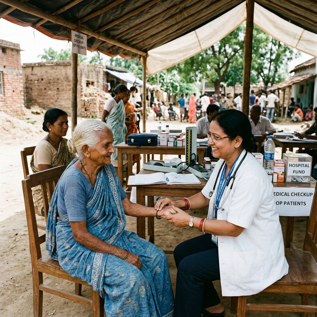 Rural healthcare medical camp